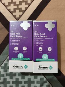 pack of 4, kojic acid face wash &amp; serum