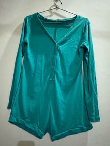 Teal Playsuit Romper