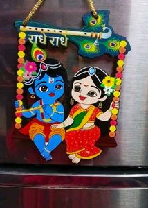 Radhe Krishna Wall Hangings (1=₹80 2=180