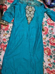 zari work pretty Kurti