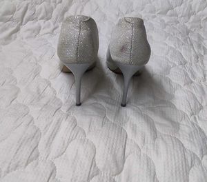 Sparkling Silver Heels