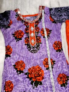 Beautiful 😍 Winter Wear Velvet Kurta Pant