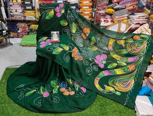 Hand-painted Saree