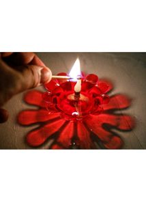 3d Reflection Colourful Diwali Diya 🪔