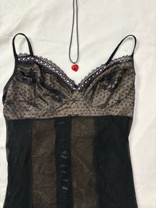 sheer lace babydoll slip ⭐️