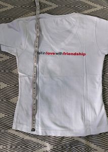 White Branded Tee Used Only Twice