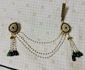 Indian Bridal Saari Pin with Hanging Clip