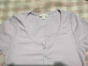 Cute Ribbed Top 💜