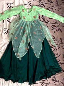 Designer Girls Flare Gown