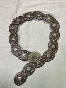 Vintage pinteresty Y2k Brown disc belt