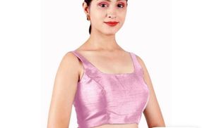 Elegant Pink Sleeveless Blouse
