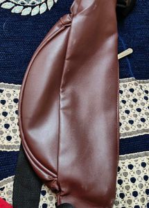 Vintage Brown Leather Fanny Pack
