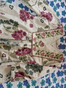 Floral Print Ethnic Dress