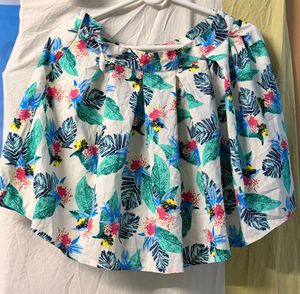 Floral Halter Top + skirt