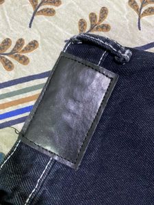 Black Cargo Straight Fit Jeans