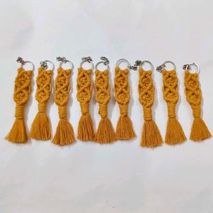 Handmade Macrame Keychain Tassels