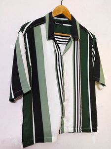 Zudio Brand Multicolour Short Shirt For Men