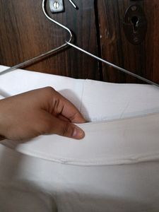 White Stretchable Flared Bottom Pants✨