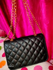 New Black Sling Bag