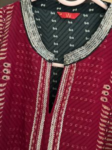 Fancy ‘W Brand ’large Women Knee Length Kurti