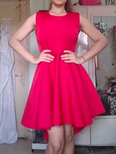 Red Fit & Flare Dress