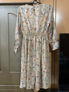 Korean Floral Dress