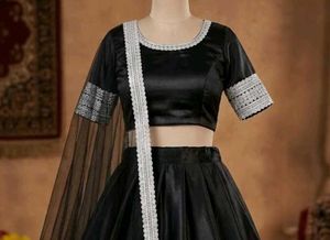 Elegant Black Lehenga Choli Set