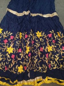 Yellow Embroidered Kurta