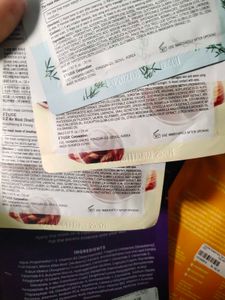 Pack Of 7 ❤️ Korean Sheet Masks and Foxtale Sheets