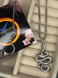 snake anti-tarnished necklace