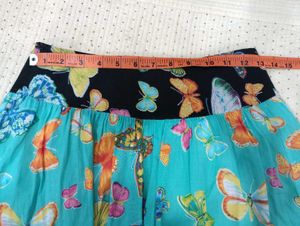 Butterfly Print Skirt