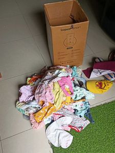Clothing Bundle - 0 To 2 Yr - 50 Pcs