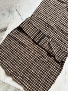Zara Plaid Mini Dress