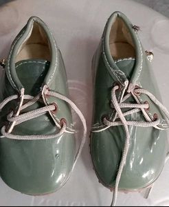 Cute Green Baby Shoes