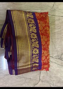 Golden Red Pattu Parikini/Pavada/ Lehenga