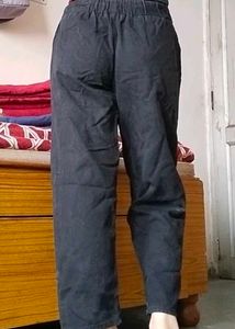 Black Stripped Trousers