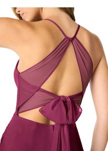 Elegant Burgundy Maxi Azazie Dress(A6)