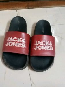 Jack &amp; Jones Red Slides