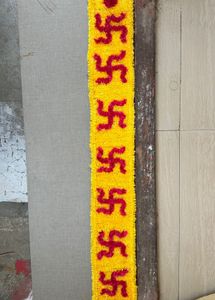 Fur Woolen Swastika Readymade Rangoli Patti