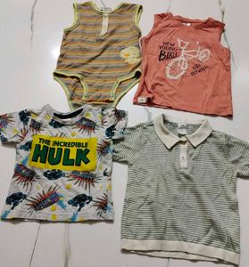 Combo Of 13 Kids Branded Closths (Slightly Used)