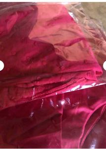 Stitch Bright Pink Textured Fabric Suit