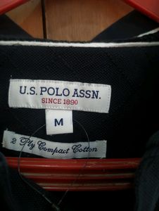 Authentic Black U.S. Polo T-shirt