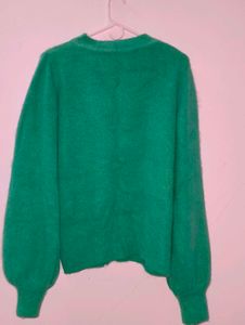 Green Wool Sweater