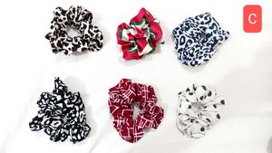 Set of 6 Scrunchies