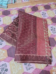 Elegant Floral Print new unused Saree