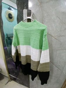 Striped Knit Sweater