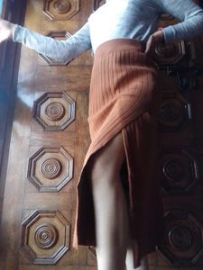 Elegant Brown Skirt 🤎🤎
