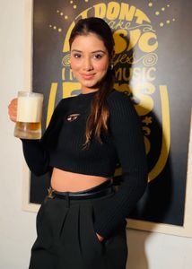 Black Cropped Long Sleeve Top