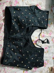 Elegant Black Readymade Blouse