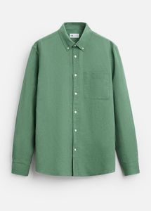 Zara Green Button-Down Shirt